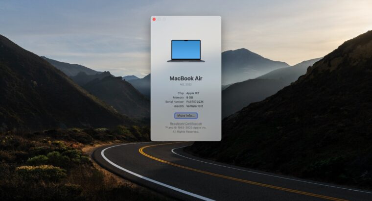 Apple MacBook Air M2 13.6 Midnight