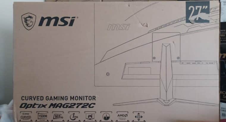 Msi 27inch Curver gaming monitor