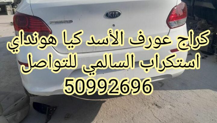 كراج عورف الأسد كيا هونداي سكراب النعايم ونشتري ال